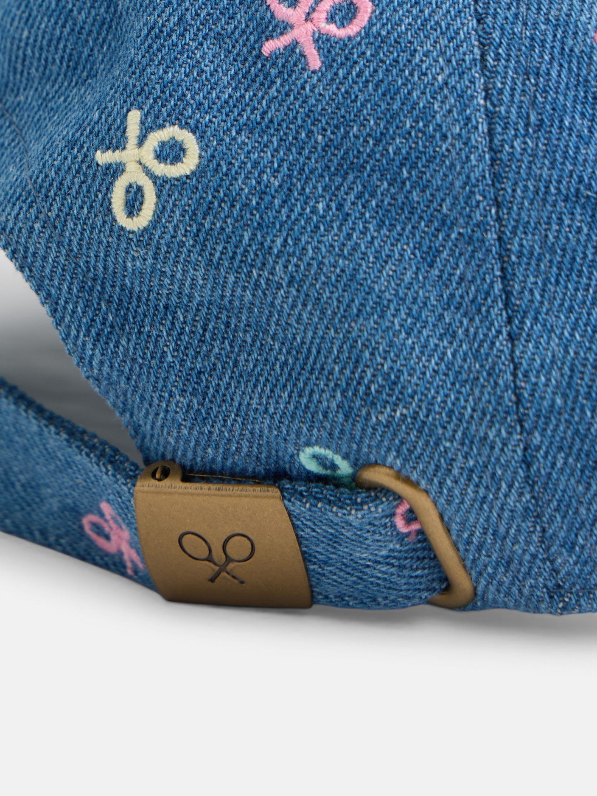 Gorra girl raquetas denim