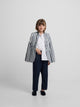 Blazer de menina marinheiro riscas azuis