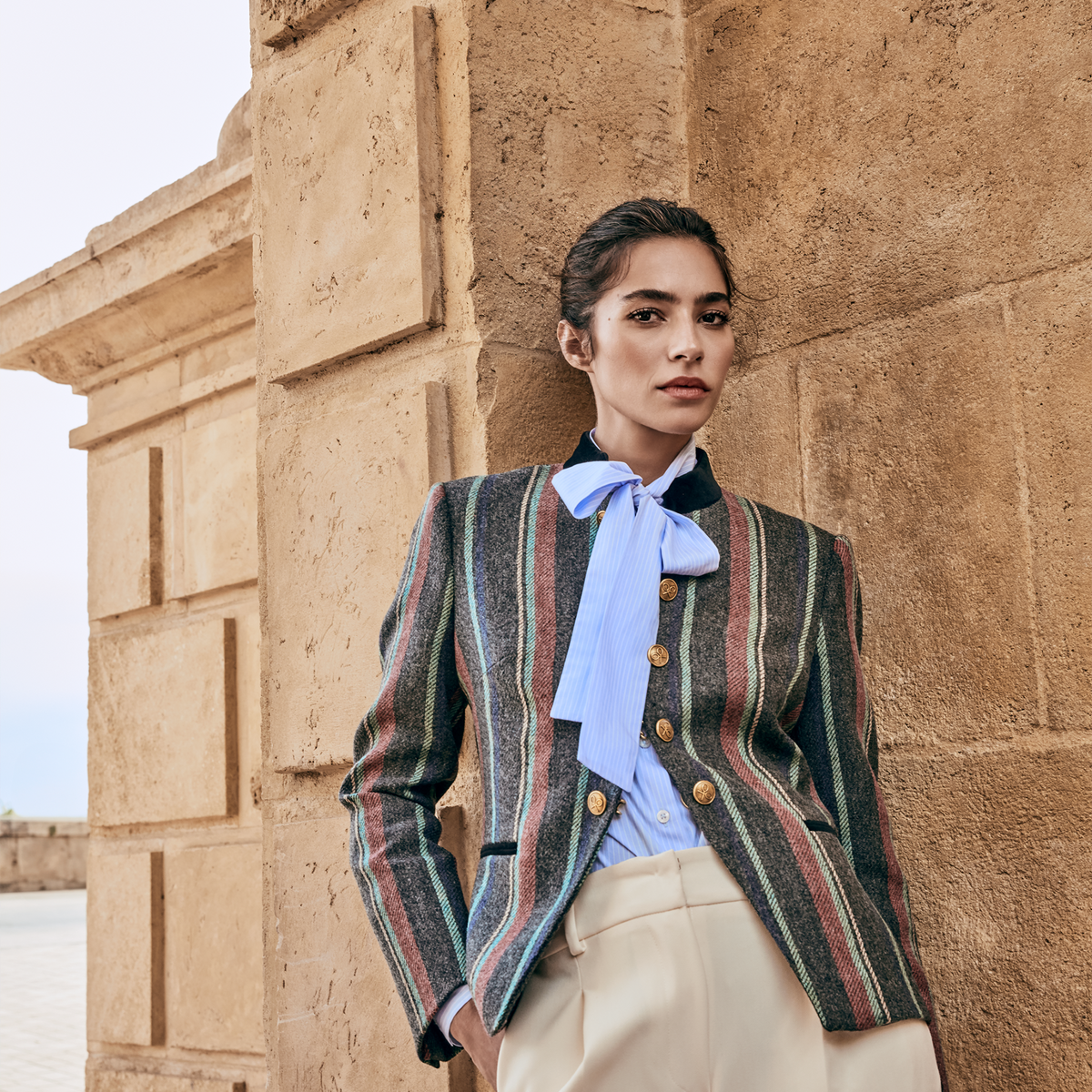 Cuadros Americanas Mujer 2021 Cuadros Escoceses Sobre Chaqueta