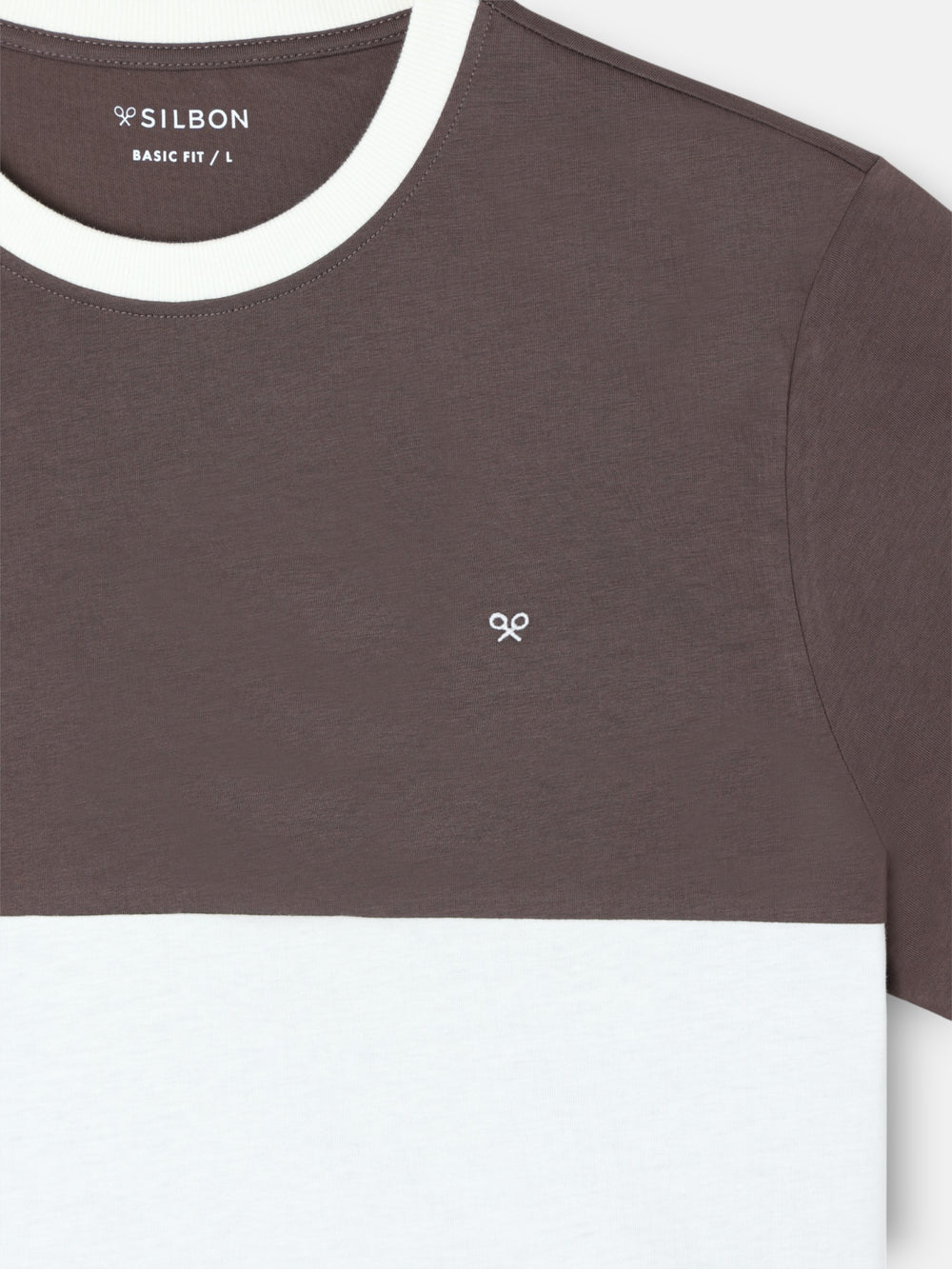 T-shirt de croisière à rayures horizontales marron