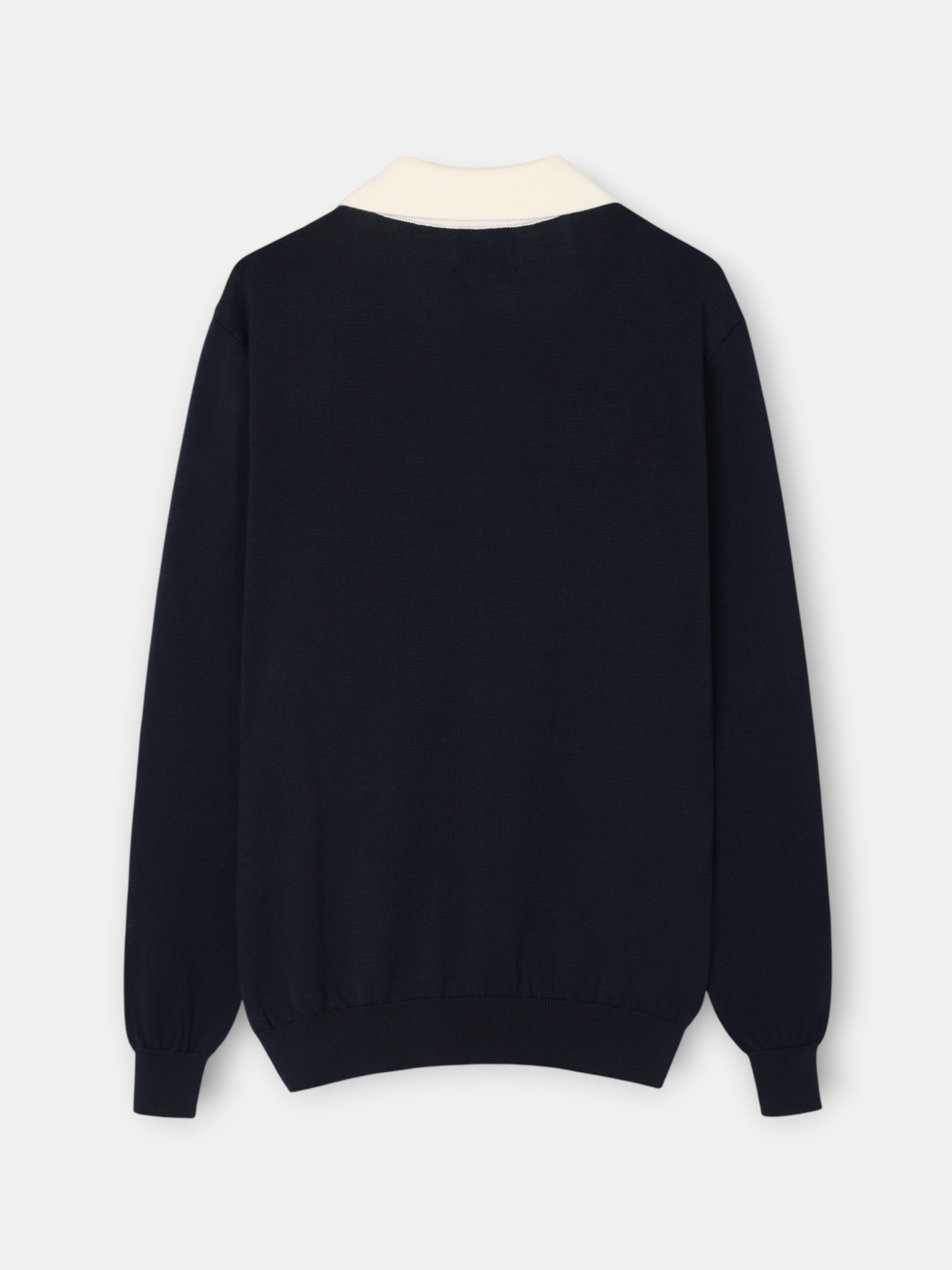 Jersey cuello polo cruise azul marino