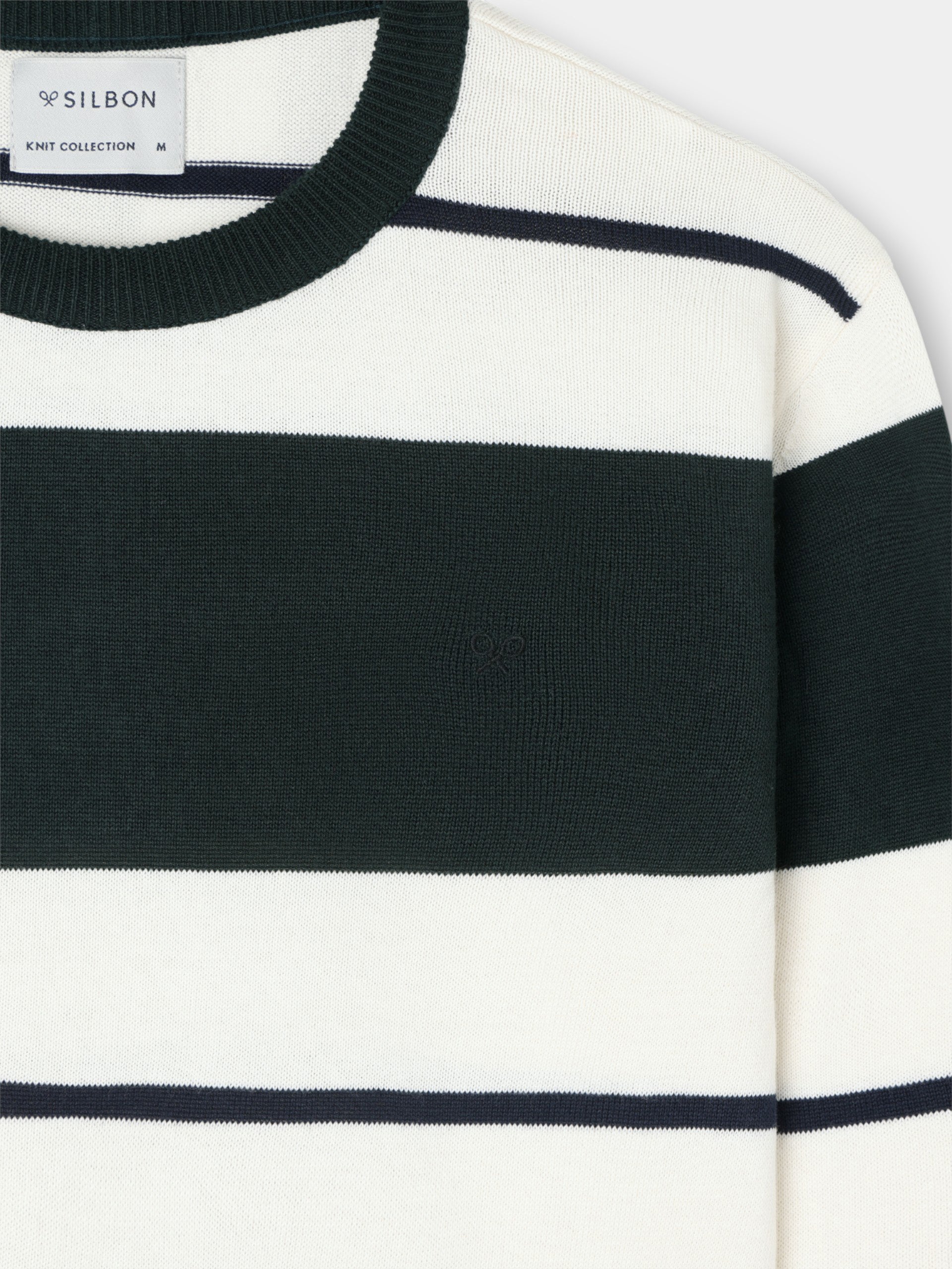 Wide Stripe Green SB Sweater