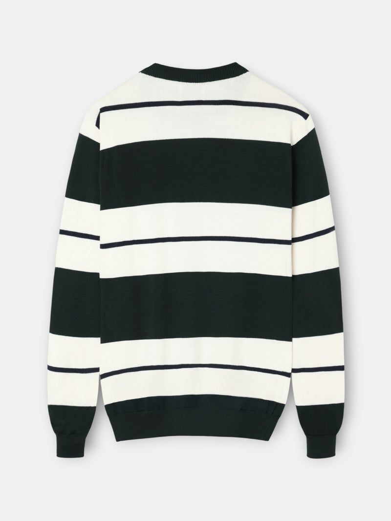 Camisola SB riscas largas verde