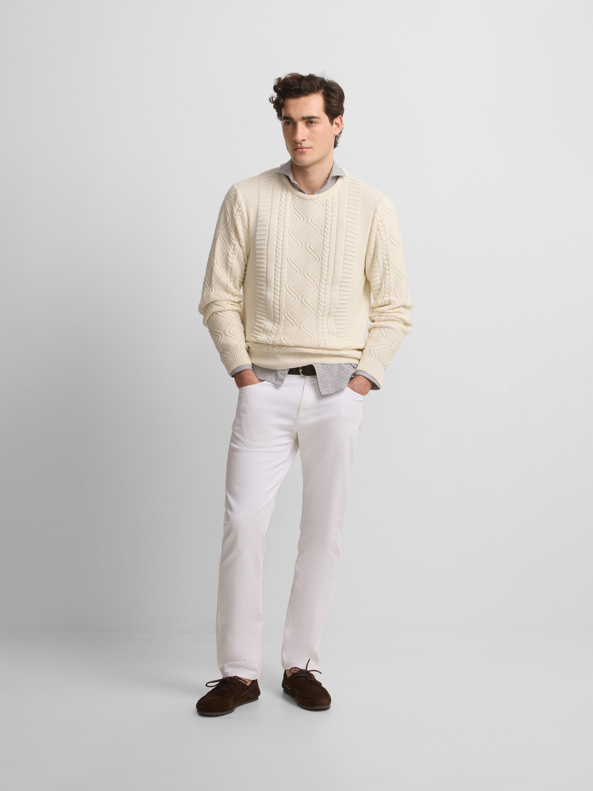 Jersey ochos parche cruise crema
