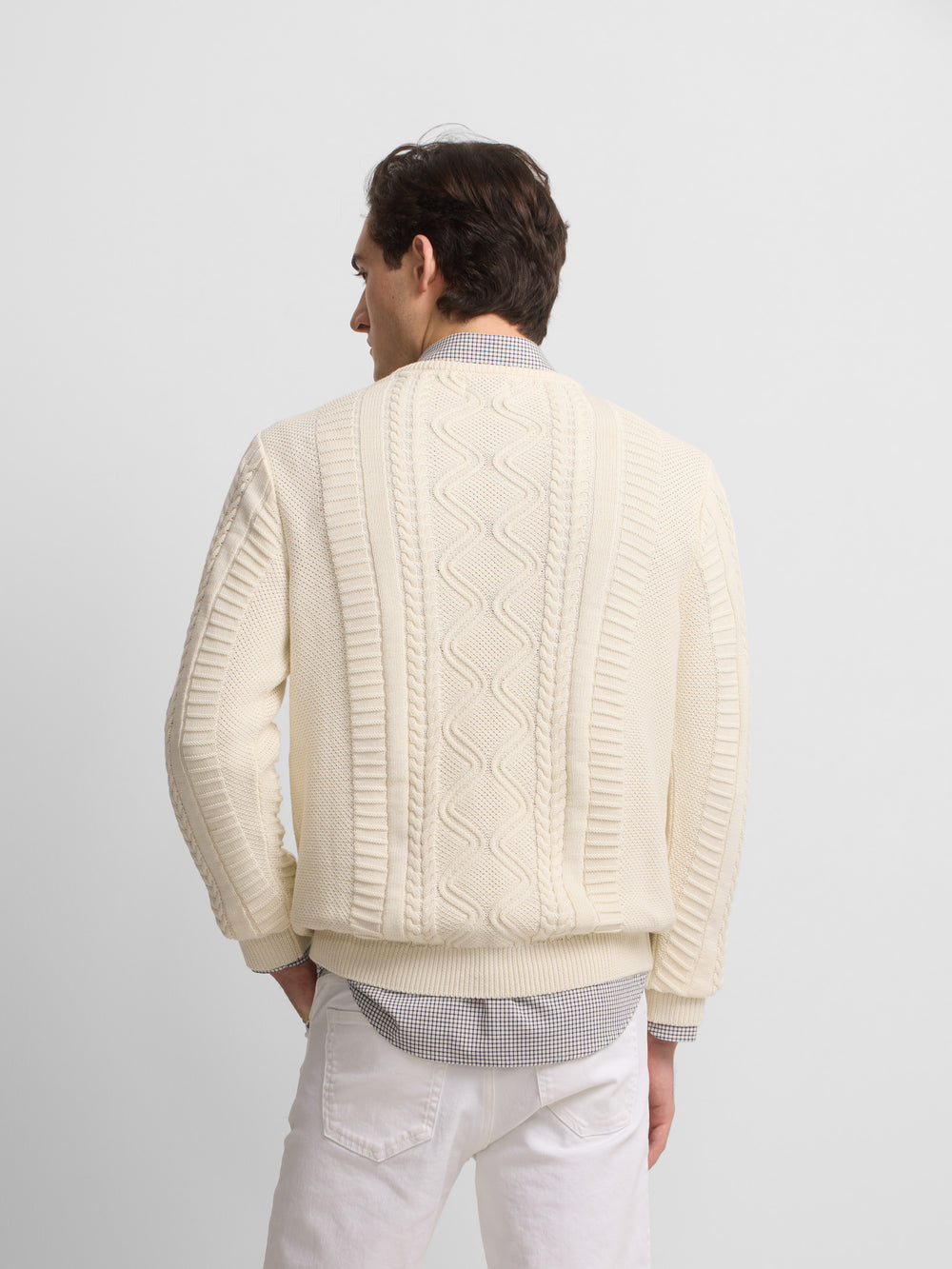 Jersey huit patchs crème de croisière