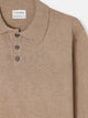 Light beige polo neck sweater