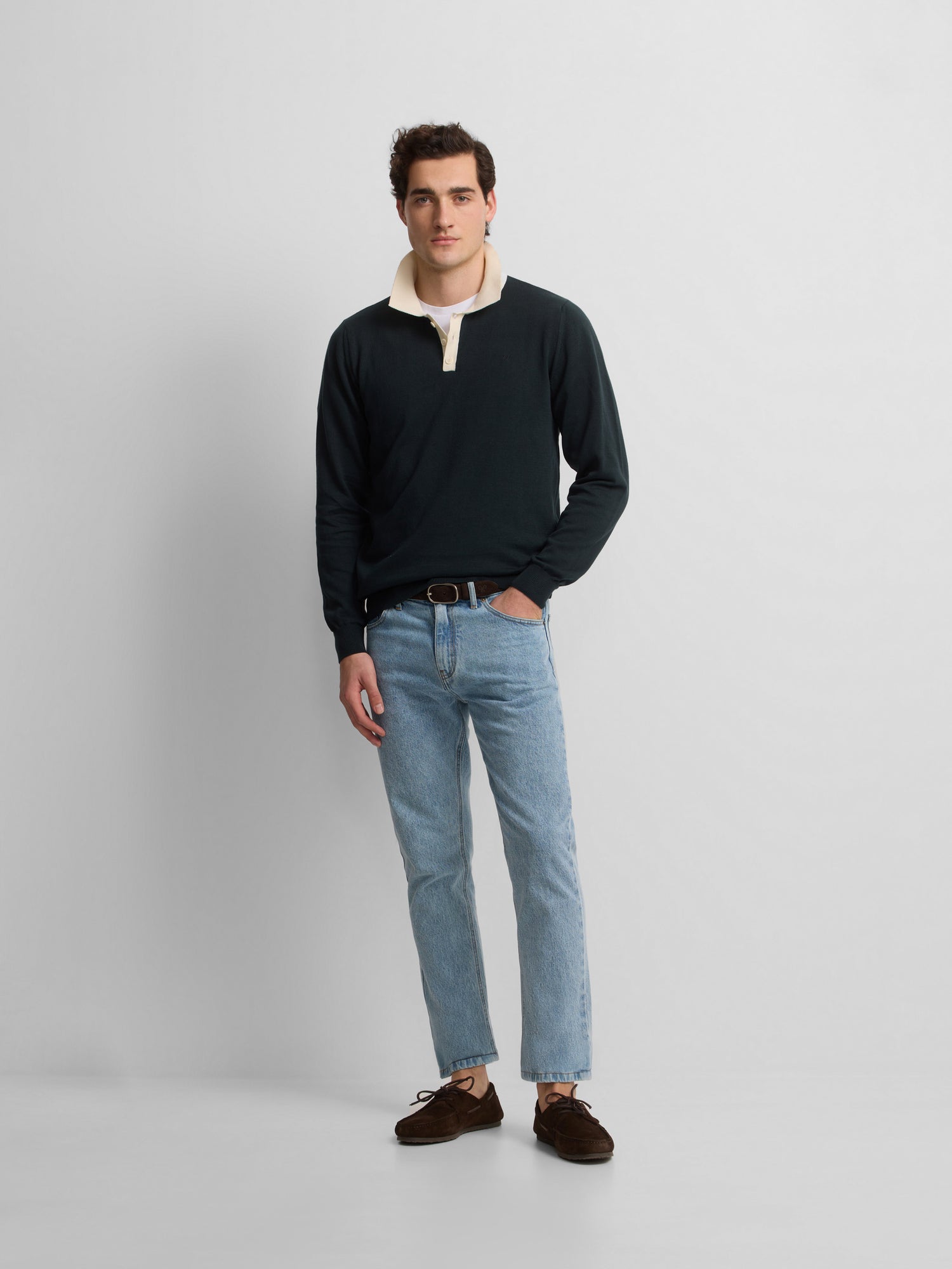 Pantalon sport denim cruise azul medio