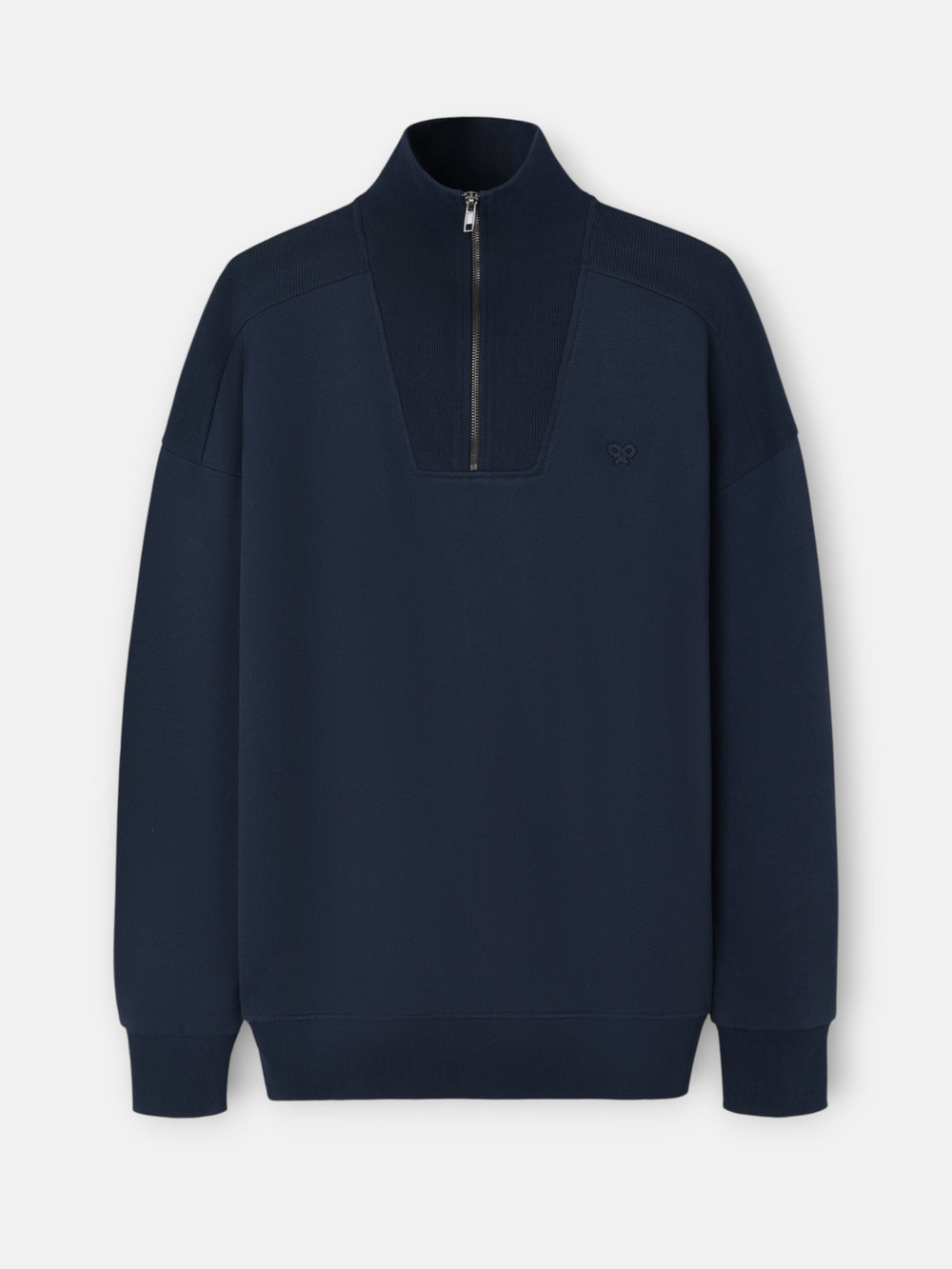 Cruise navy blue half-zip sweatshirt