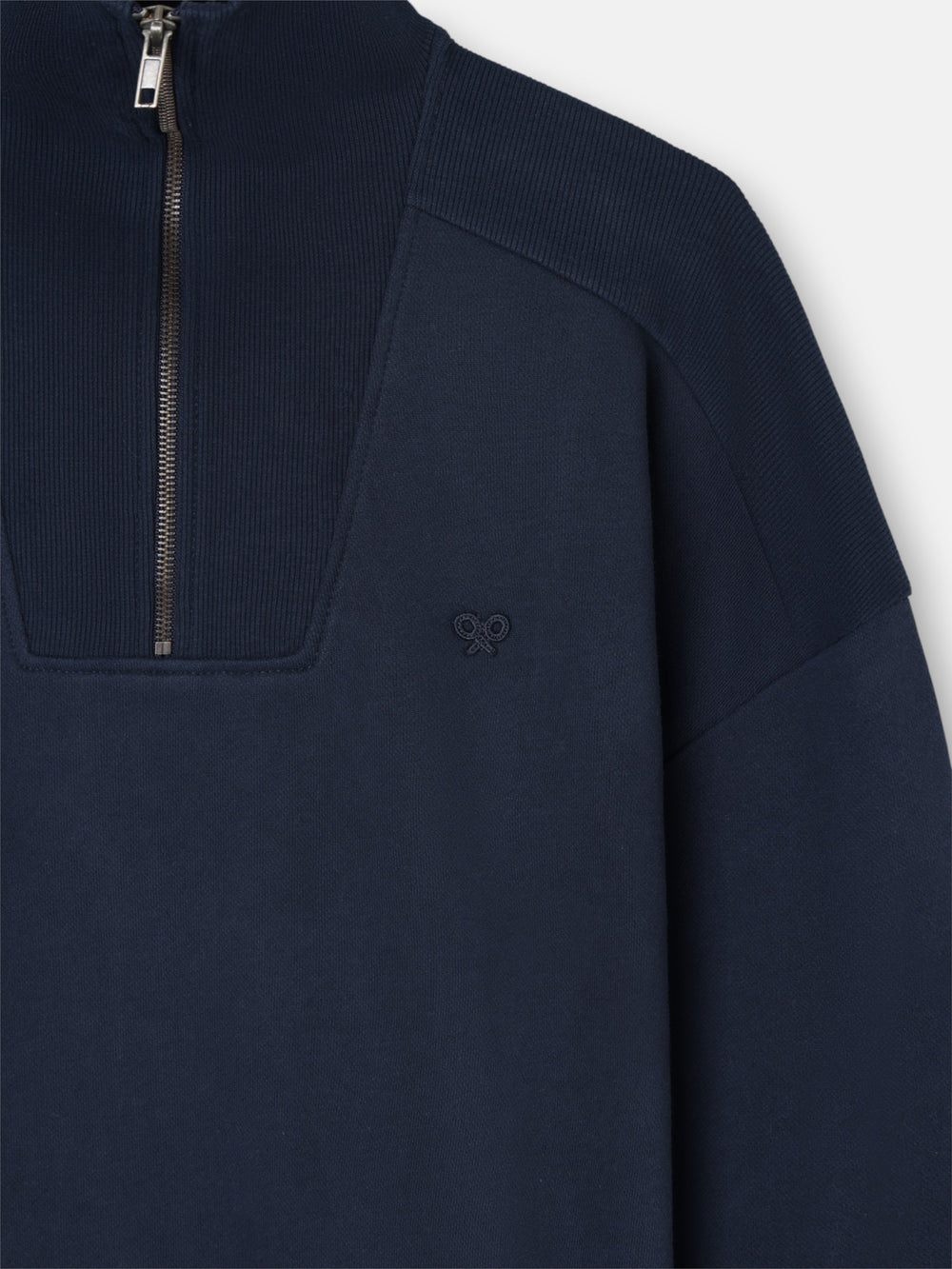 Cruise navy blue half-zip sweatshirt