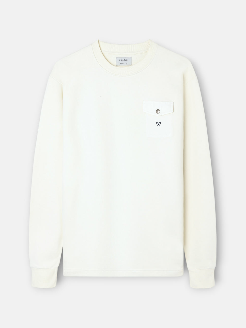 Cream cruise pocket sweatshirt