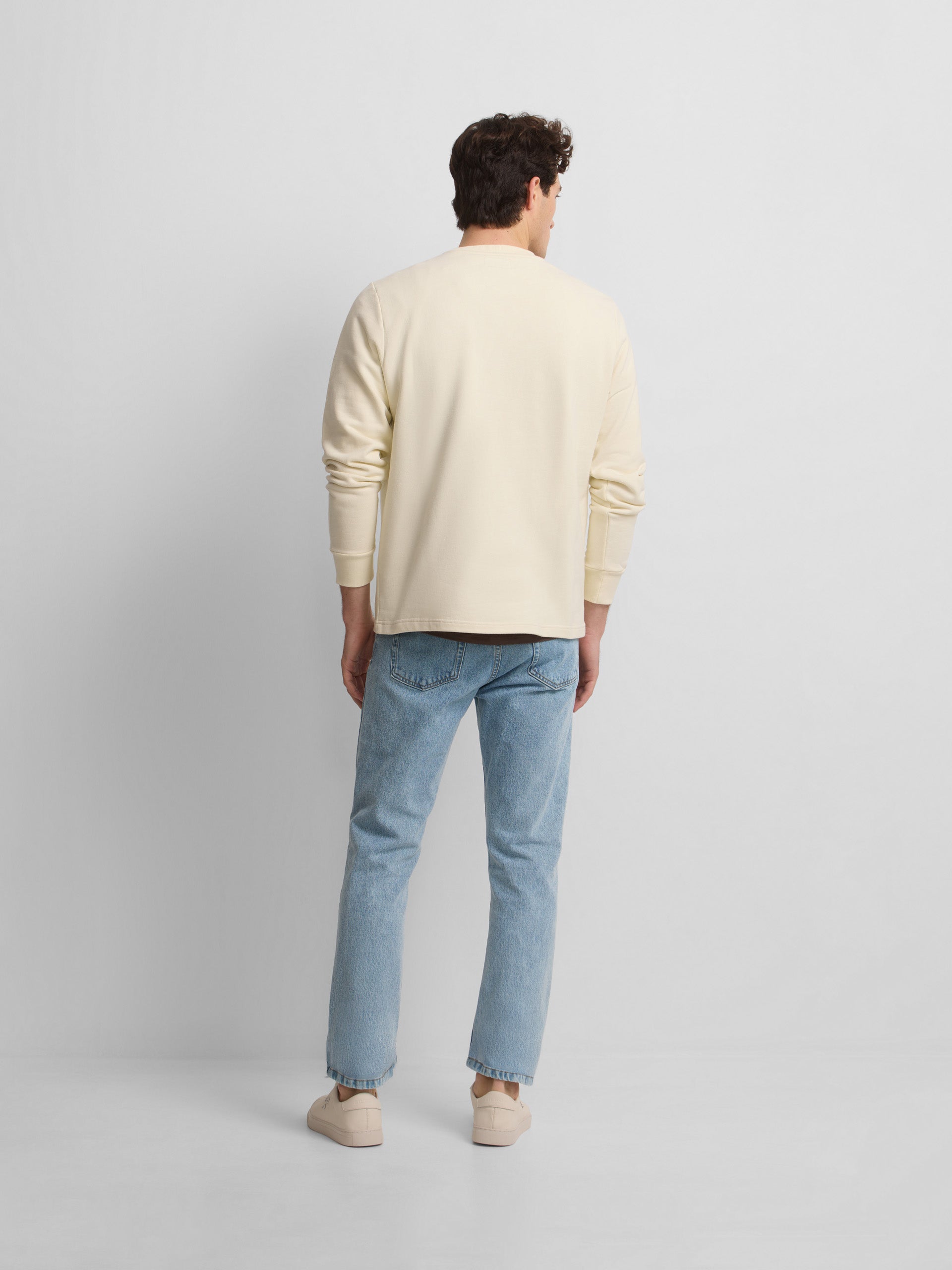 Sudadera bolsillo cruise crema