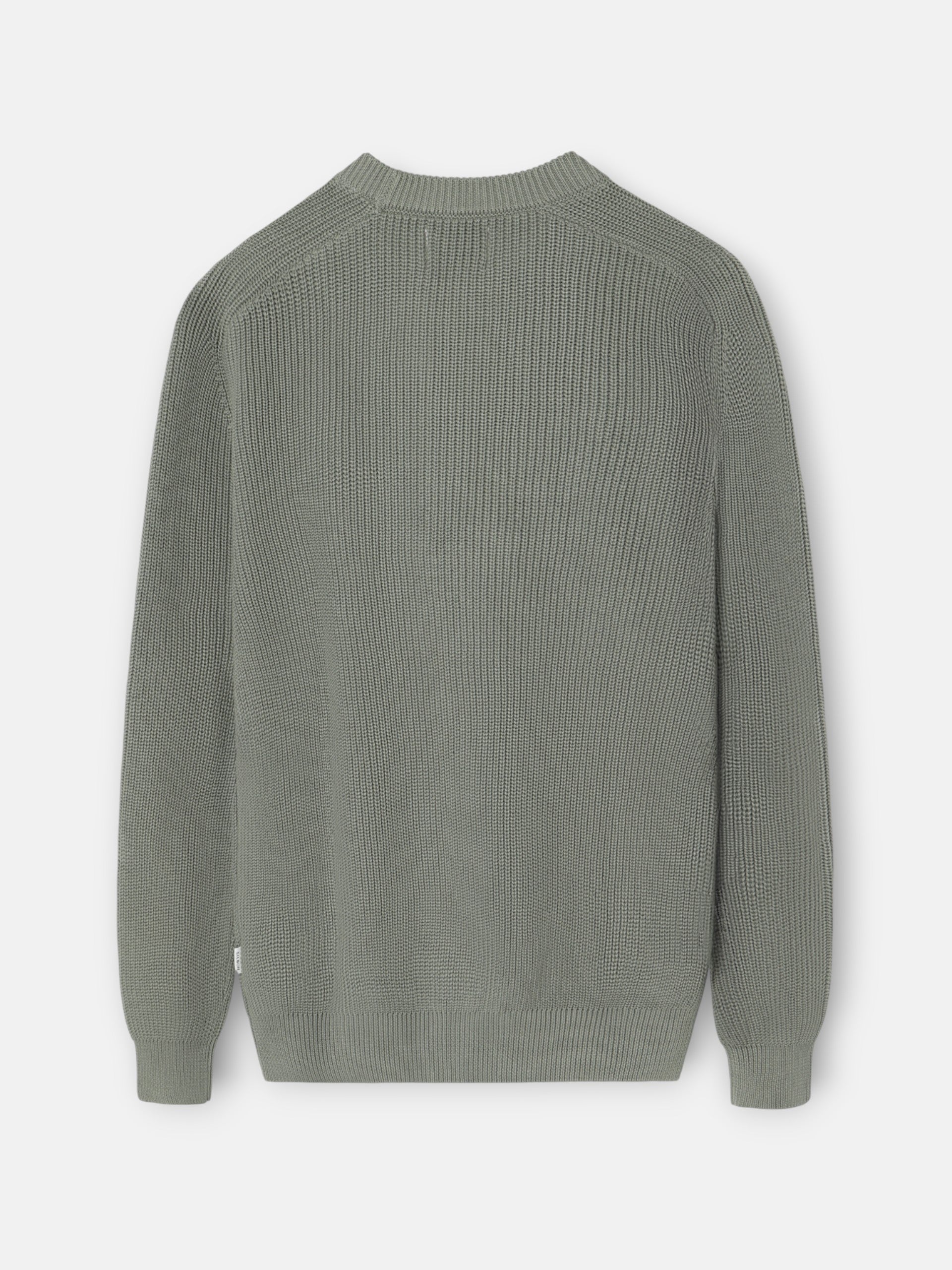 Jersey estructura verde gris