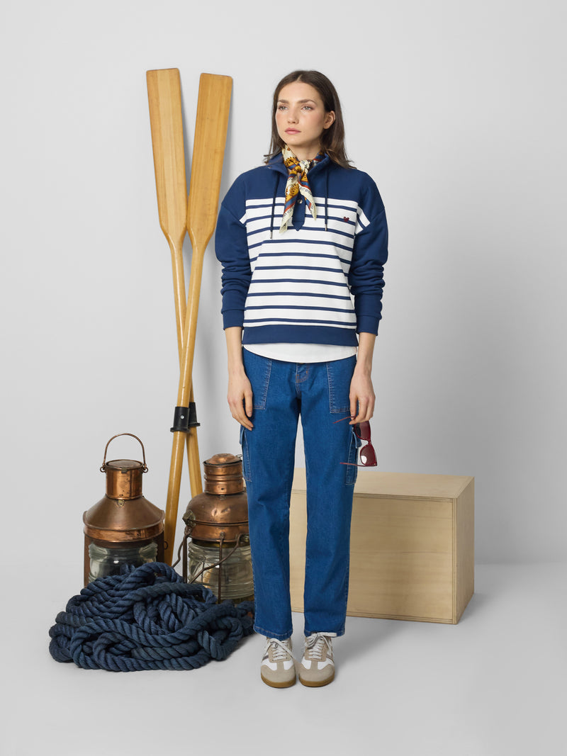 Pantalon cargo en denim