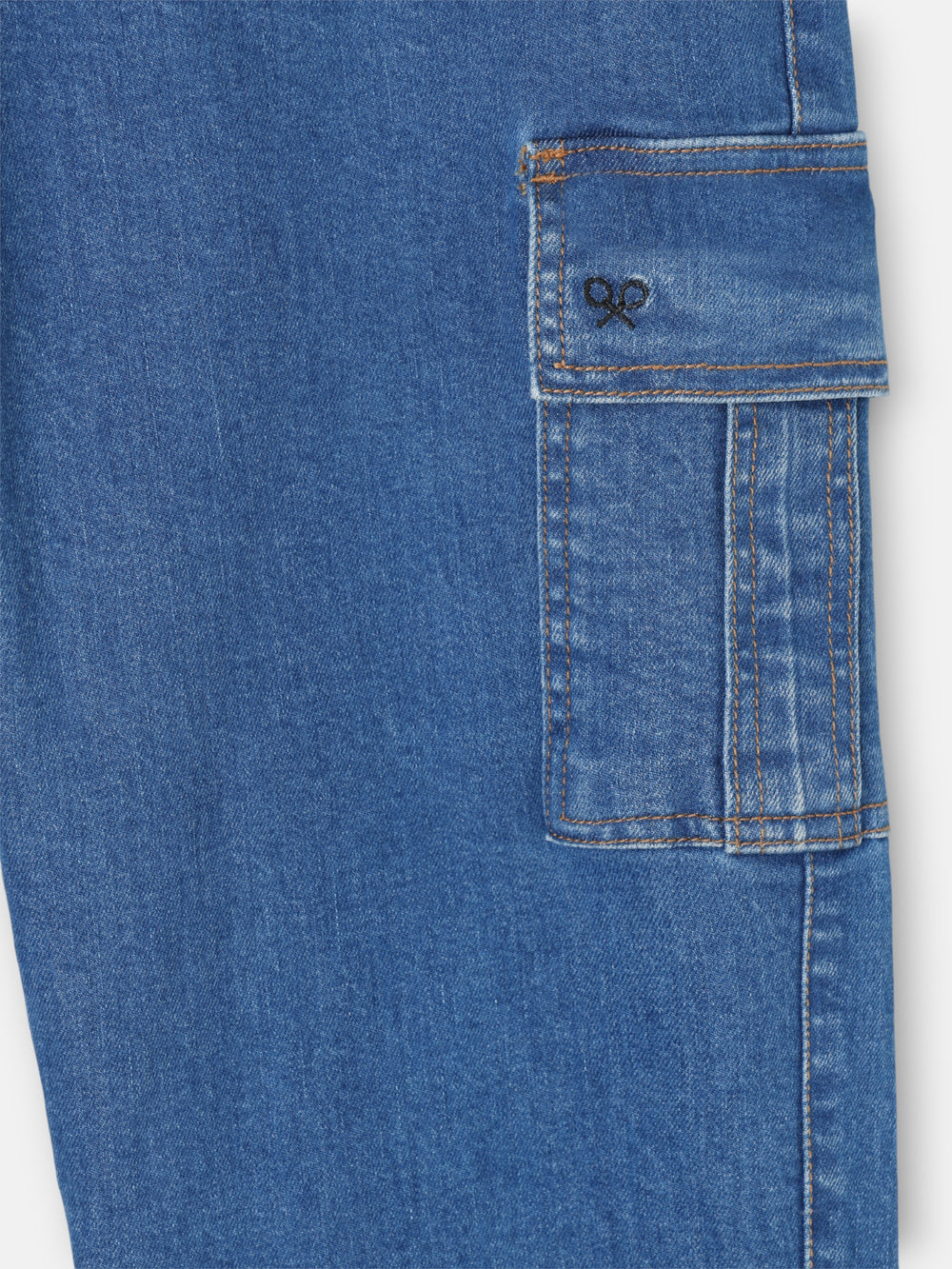Pantalon cargo denim