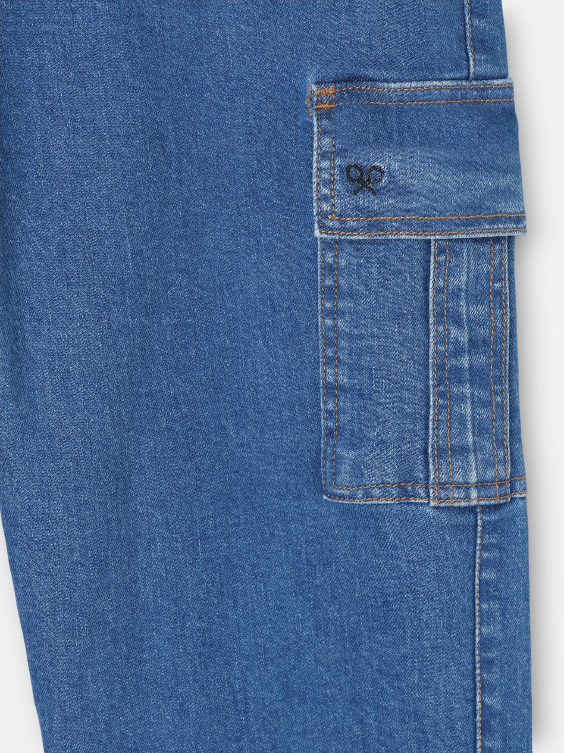 Pantalon cargo denim