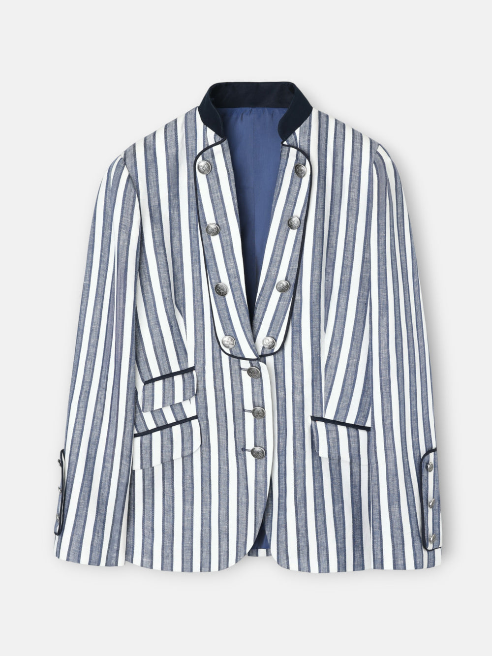 Americana marinera rayas azules