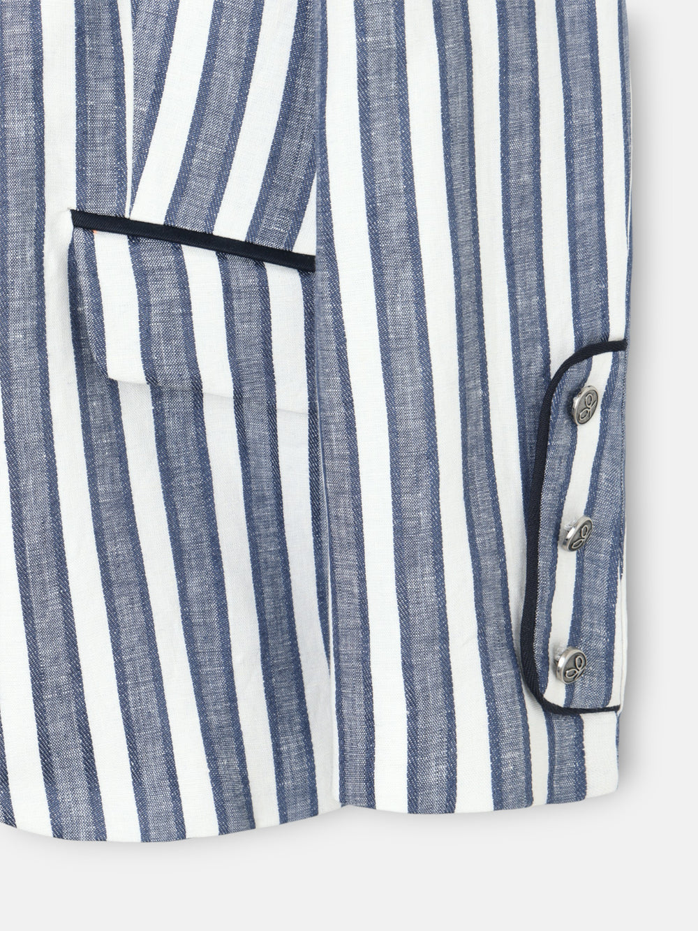 Americana marinera rayas azules