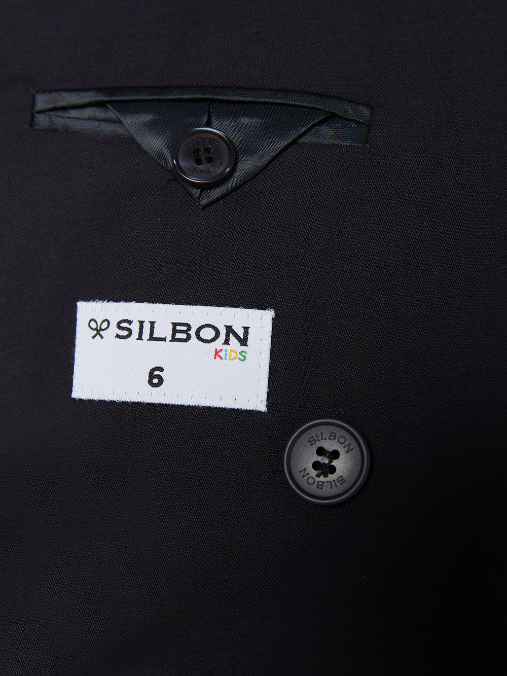 Americana kids cruzada azul marino