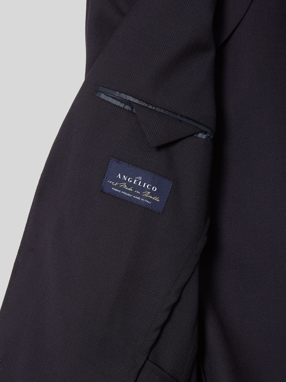 Americana strech cruzada azul marino