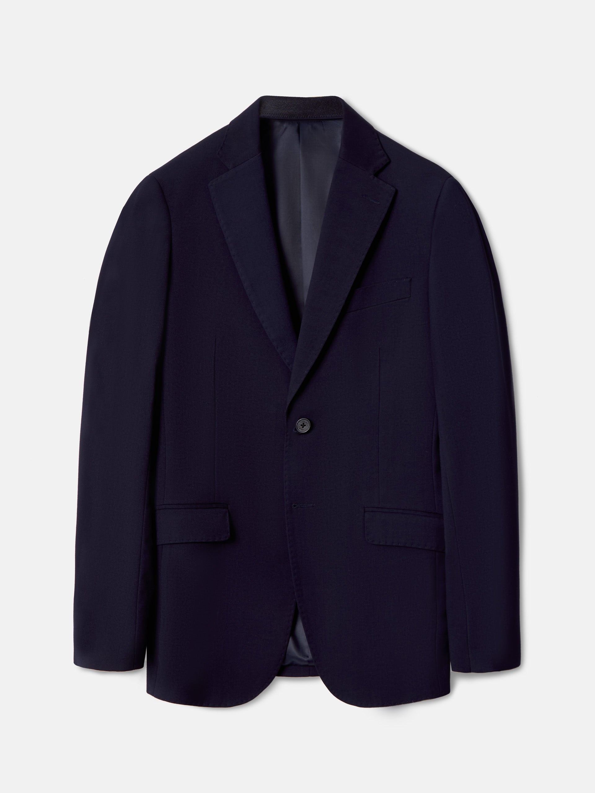 Navy blue essential suit jacket