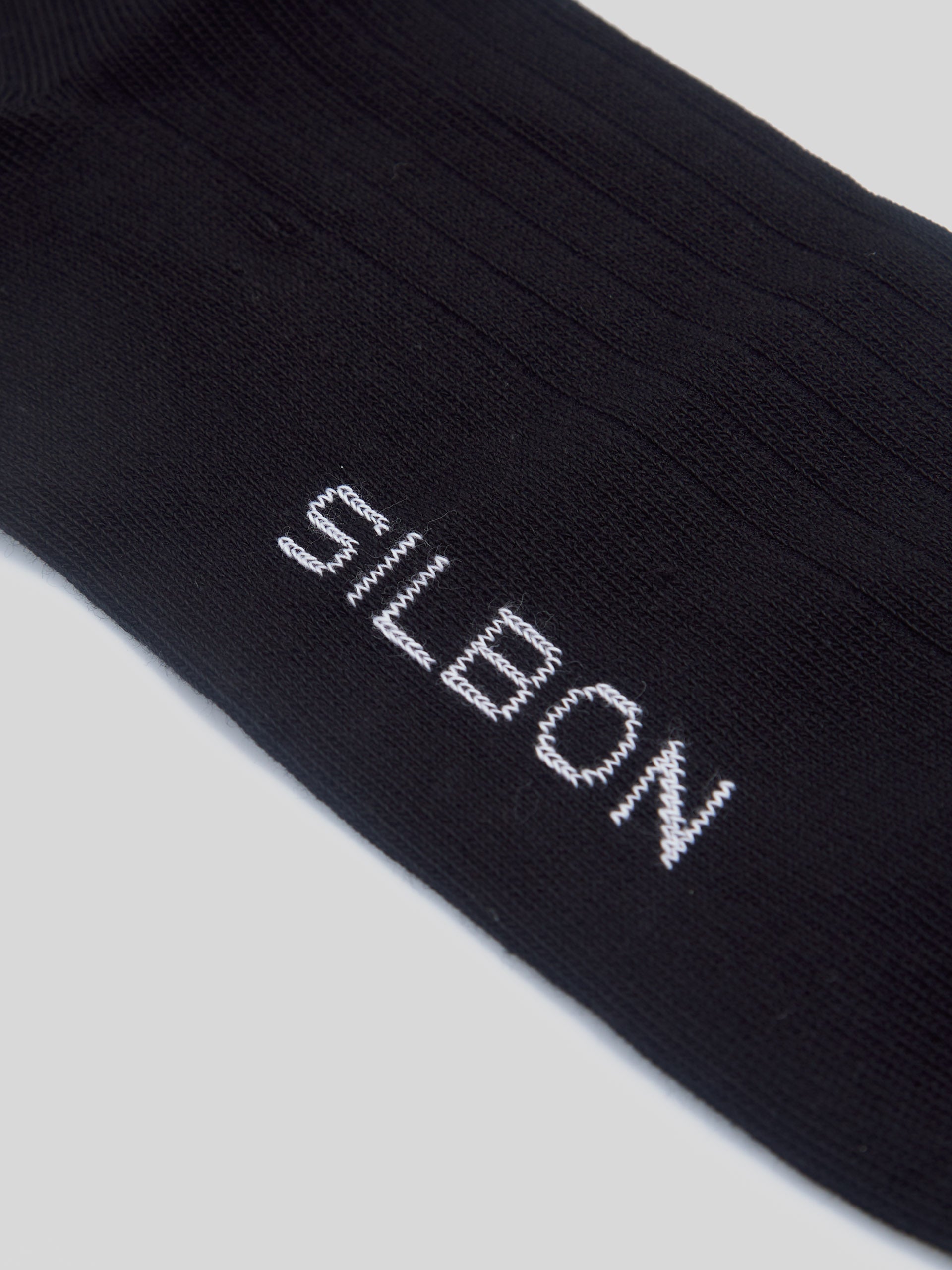Calcetin negro tailoring silbon