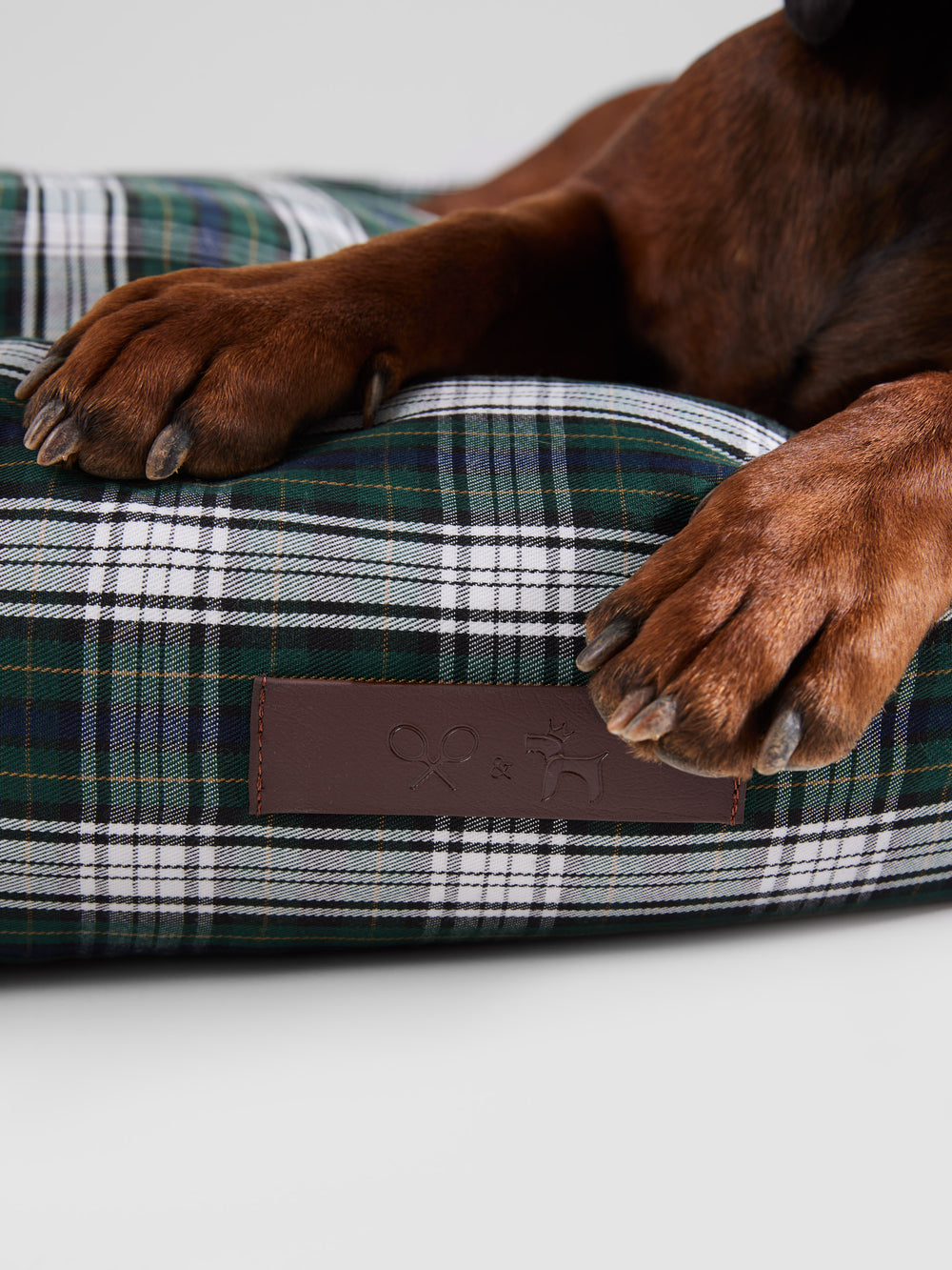 Cama grande perro SILBONxLADRANGAUCHO tartan