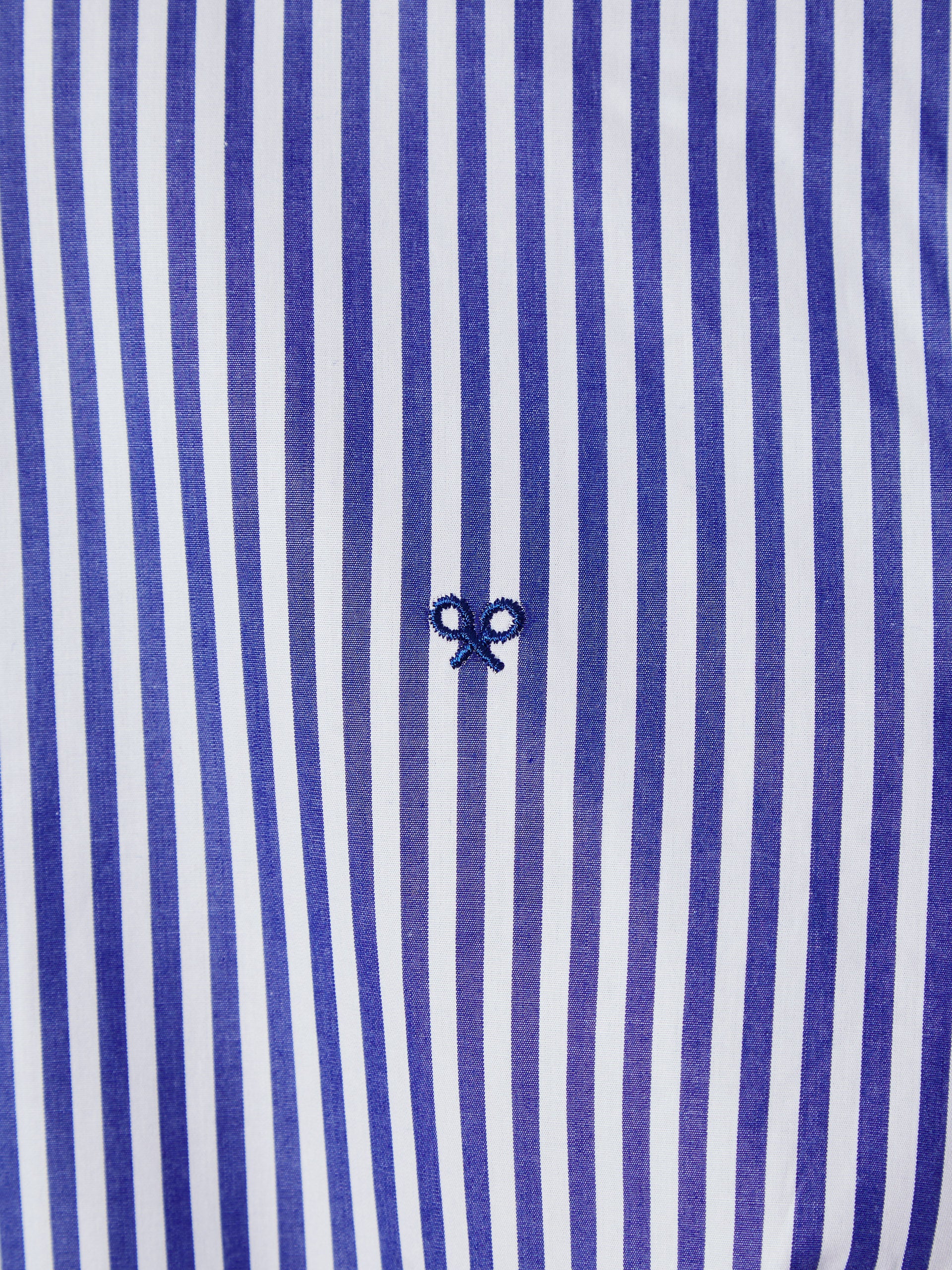 Camisa woman rayas azul y blanco