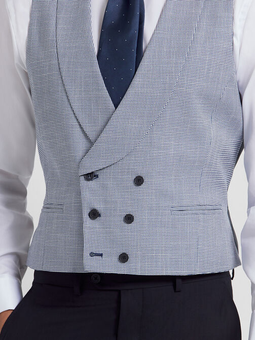 Amazon Chaleco De Punto Pata De Gallo SLTNX-Chaleco Sin Mangas