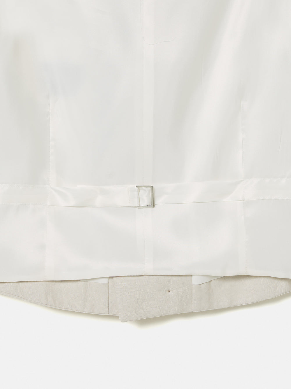 Chaleco chaque cuello redondo gris perla