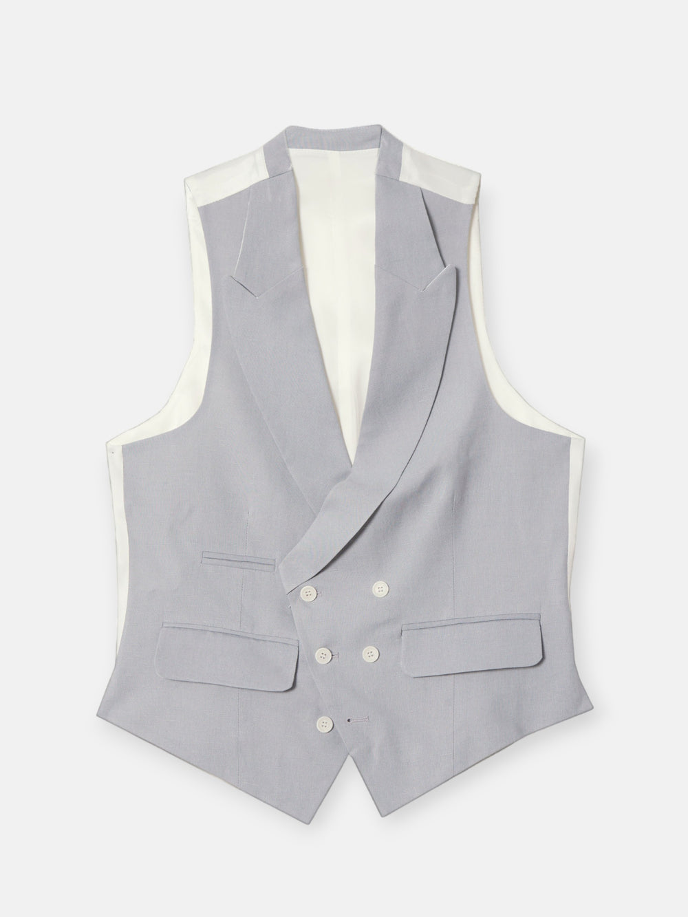 Colete chaque tailoring azul médio