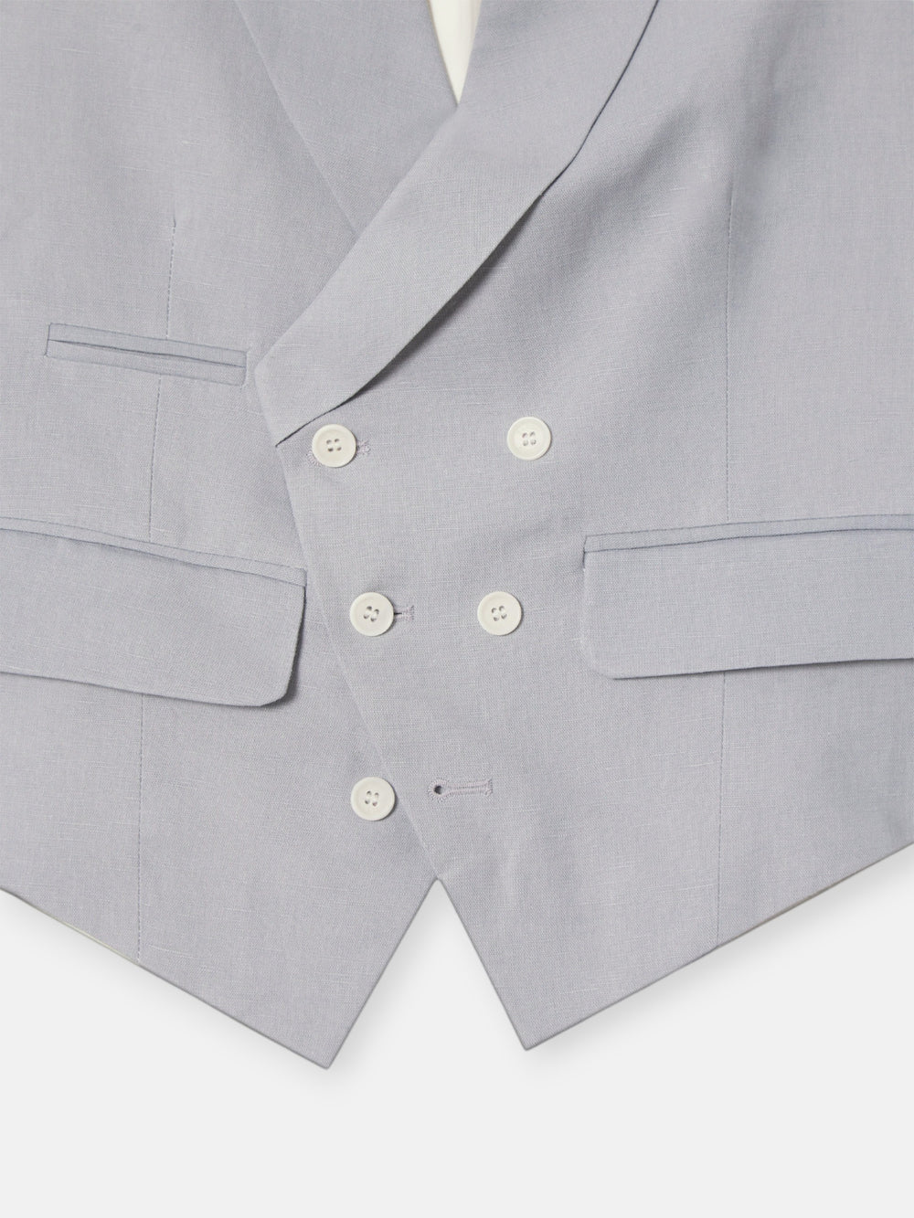 Colete chaque tailoring azul médio