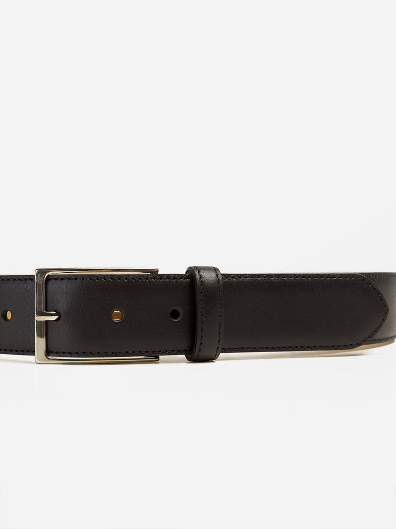 Cinturon vestir piel negro
