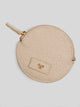 Porte-monnaie Silbon en cuir beige