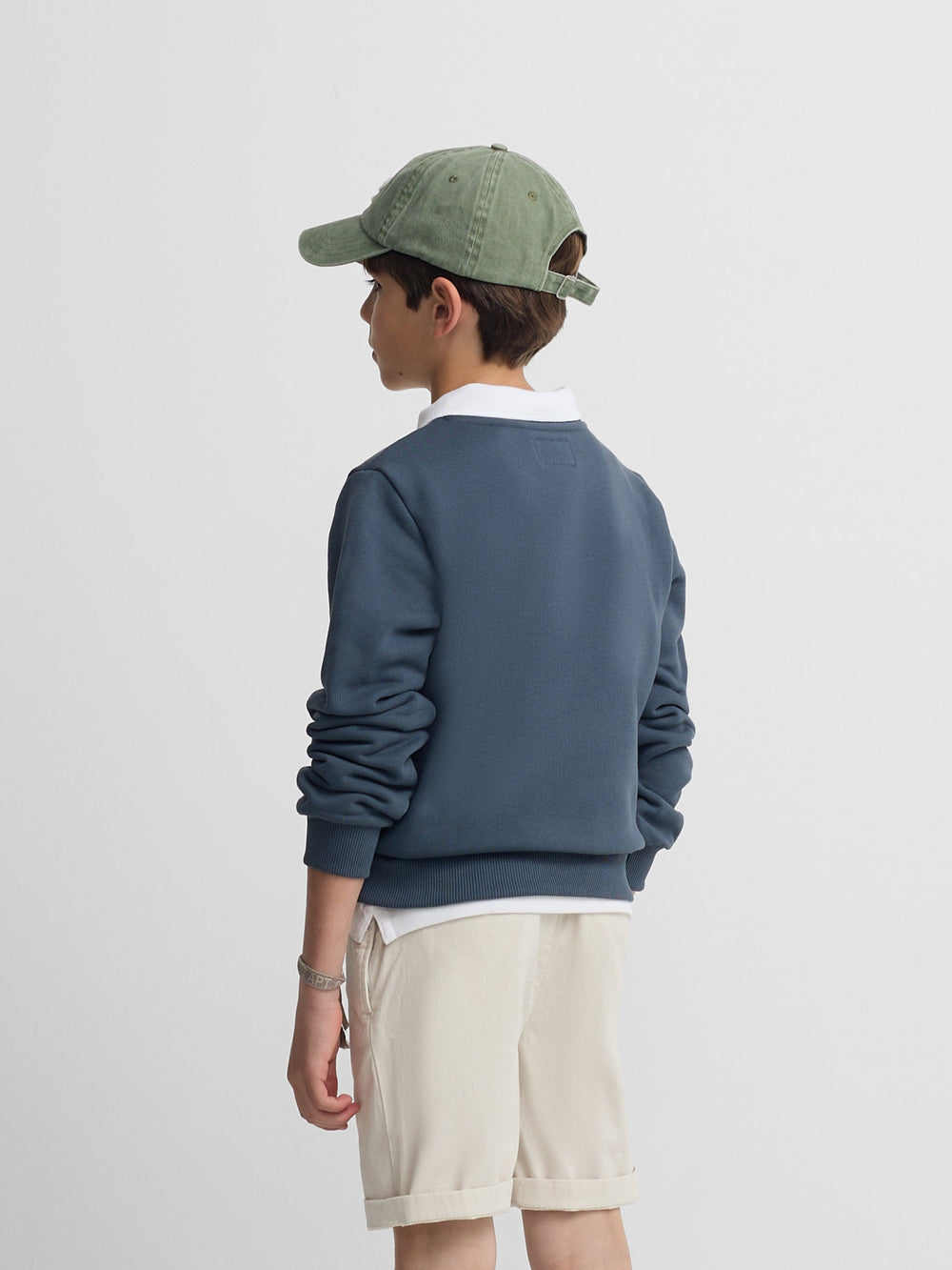 Sudadera kids raqueta media azul marino