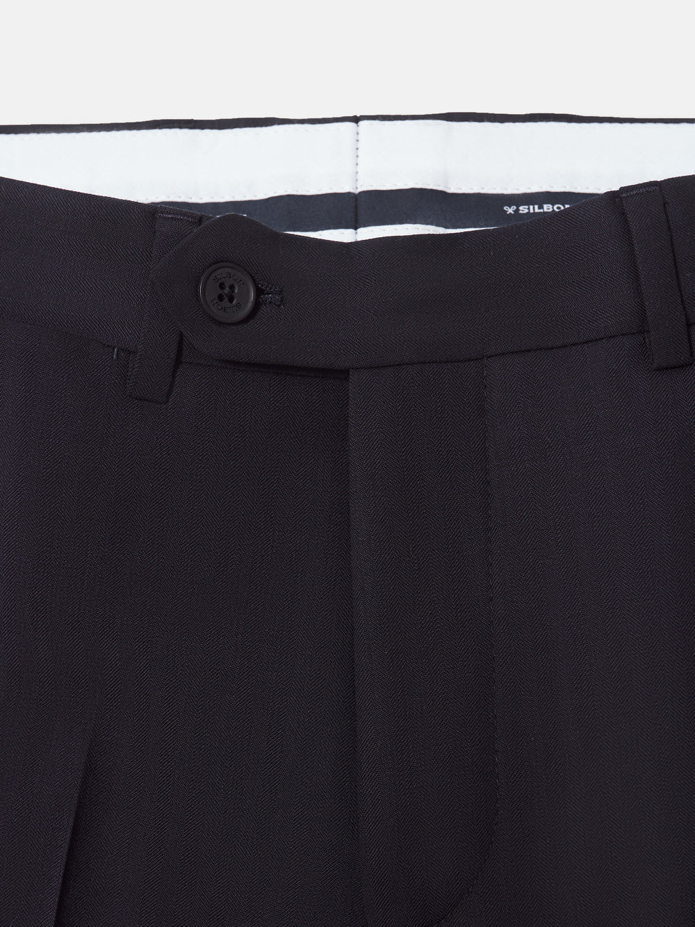 Pantalon traje clasico espiga azul marino