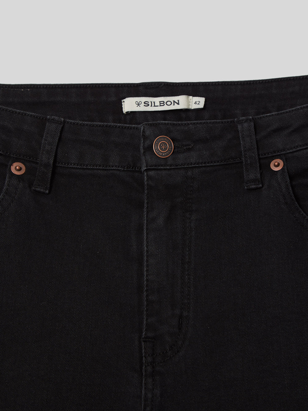 Pantalon woman slim fit negro