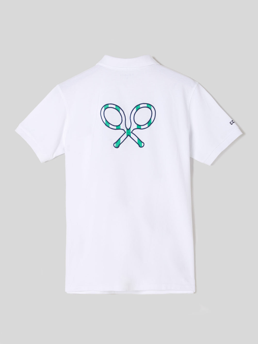 Polo raqueta blanquiverde blanco