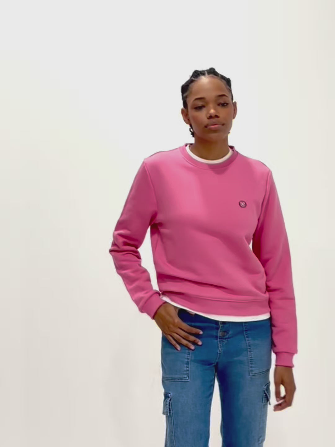 Sudadera woman have a silbon day rosa