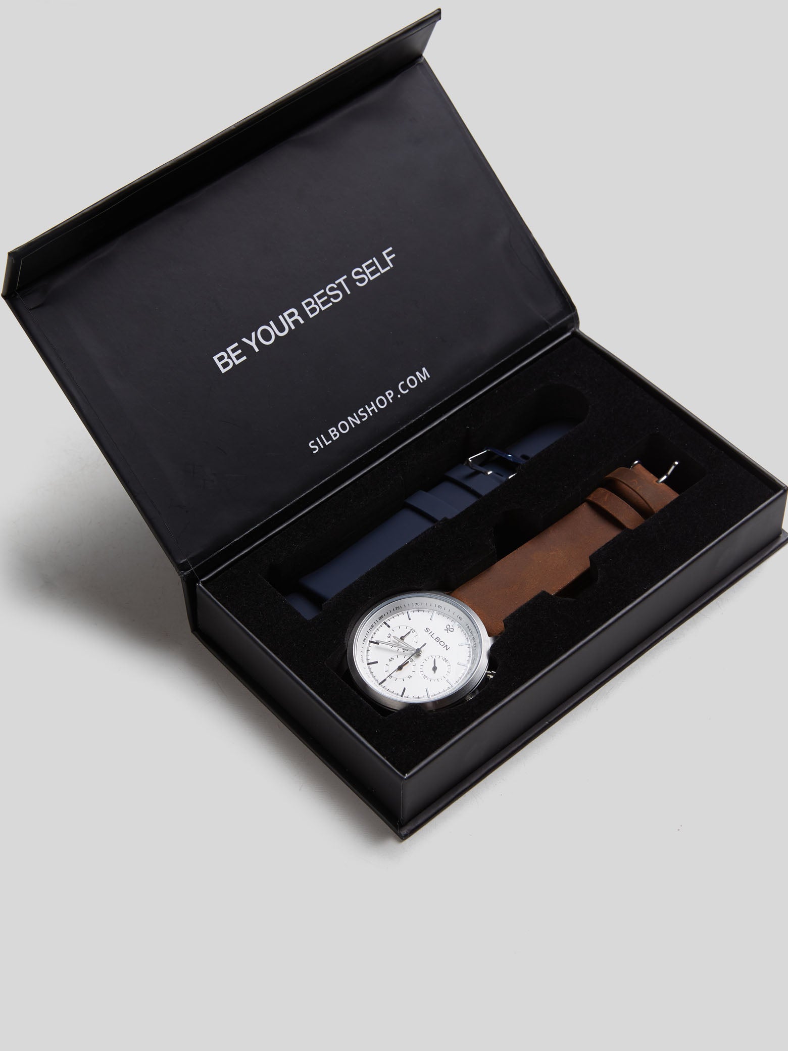 Reloj silbon limited edition blanco