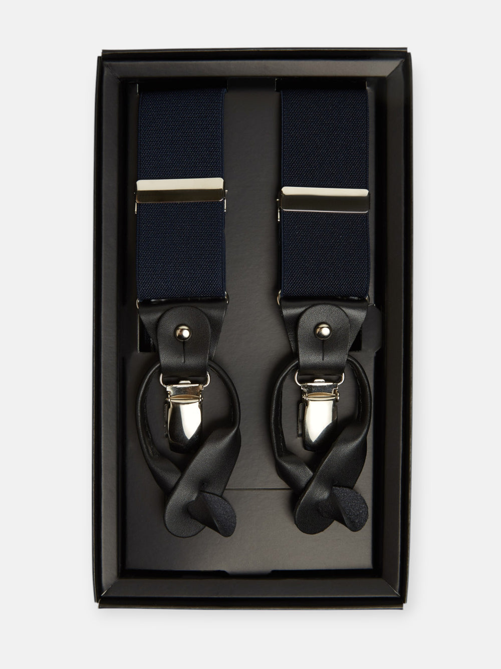 Alça Silbon azul-marinho lisa