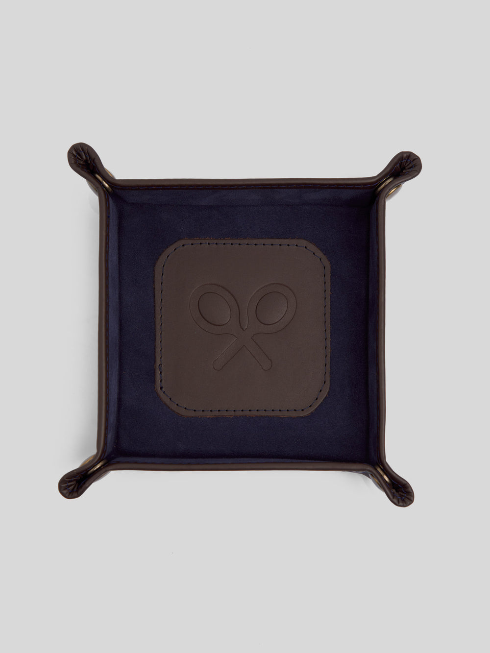 Vaciabolsillos silbon piel azul