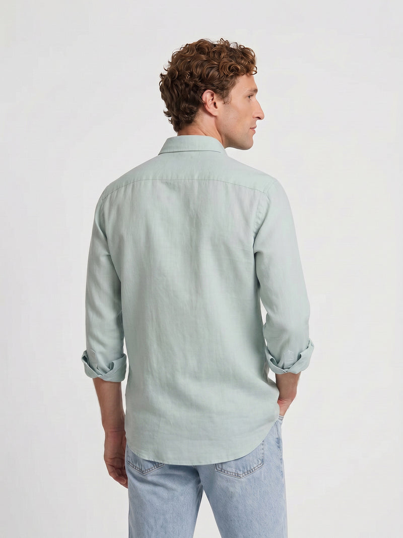 Polera sport lino verde claro