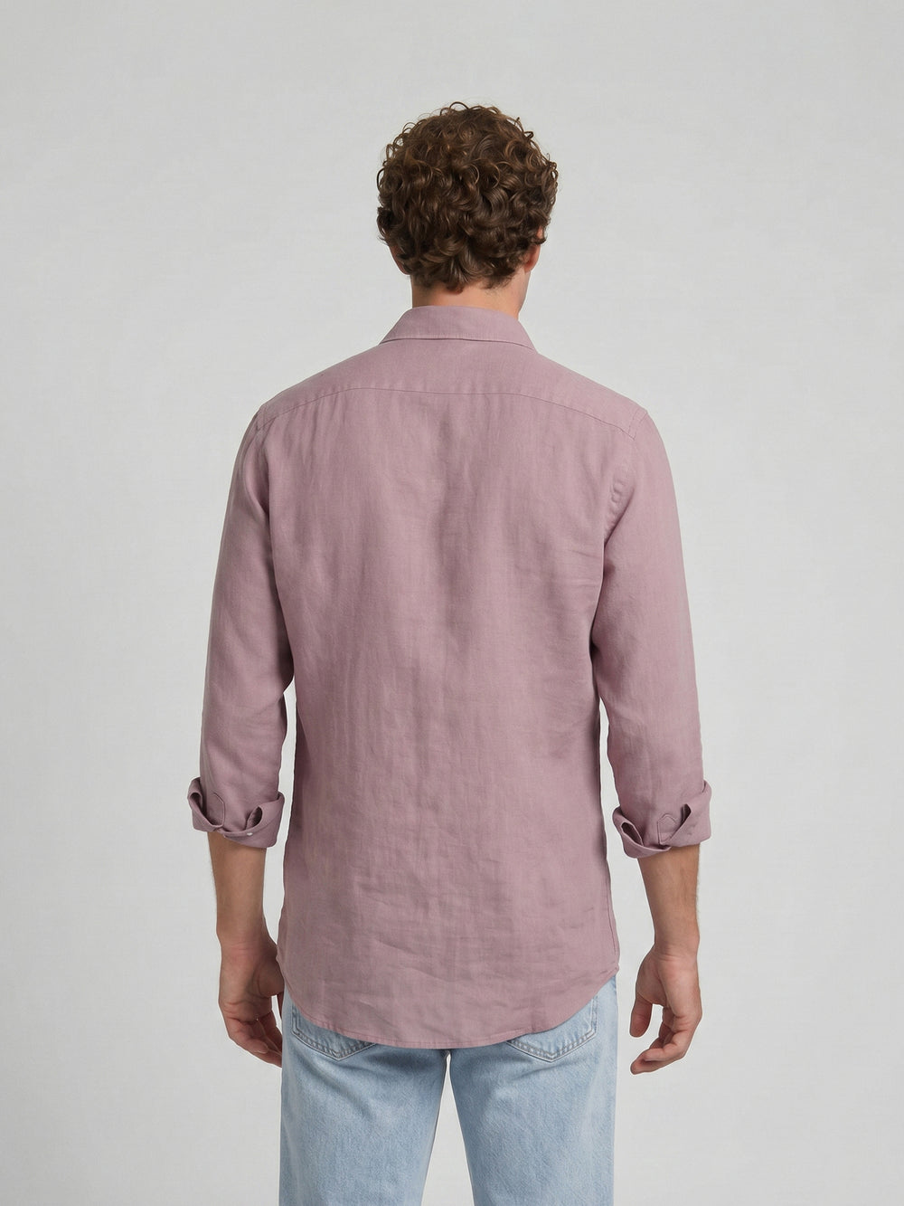 Polera sport lino burdeos